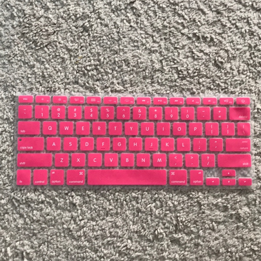 Pink Macbook Key Cover